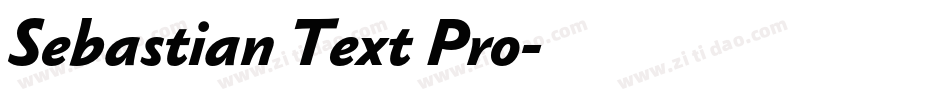 Sebastian Text Pro字体转换